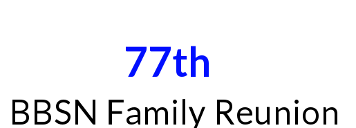 Header: BBSN 77th Family Reunion